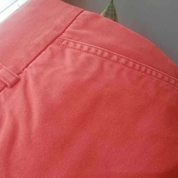 Orange J Crew Chino Shorts - Picture 4 of 4